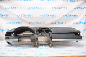 Torpedo front panel without AIRBAG Toyota Camry v50 12-14 usa black, chrome inserts, tears
