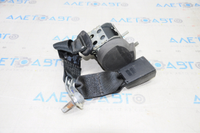Rear seat belt central Ford Fiesta 11-19 4d black, faded