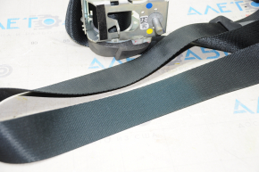 Rear seat belt central Ford Fiesta 11-19 4d black, faded