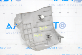 Front pillar trim lower left Toyota Camry v50 12-14 usa light gray, plastic turned white