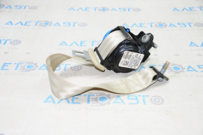 Rear left seat belt Ford Fusion mk5 13-16 beige, dry cleanable