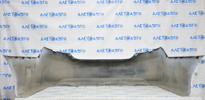 Rear bumper bare Toyota Camry v50 12-14 usa LE XLE white, broken creases, cracked, made