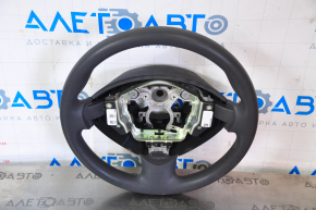 Naked steering wheel Nissan Leaf 13-17 rubber black