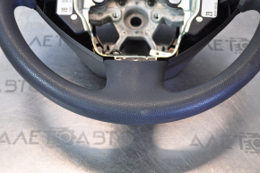 Naked steering wheel Nissan Leaf 13-17 rubber black