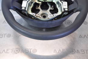 Naked steering wheel Nissan Leaf 13-17 rubber black