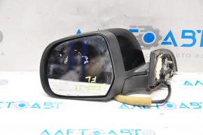 Side mirror left Nissan Leaf 13-17 3 pins, black