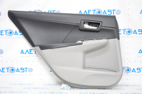 Door trim card rear left Toyota Camry v50 12-14 usa gray, scratch
