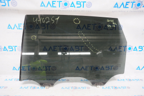 Glass of the rear left door Infiniti JX35 QX60 13- AGC, tinted, scratches, sand