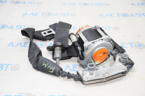 Driver's seat belt Ford Mustang mk6 15- coupe black, shot tensioner, cracks on the mount