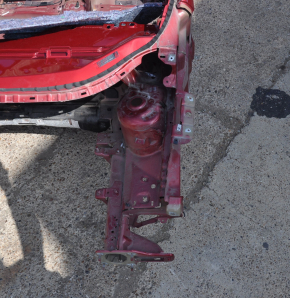 Front left quarter Ford Escape MK3 17-19 rest on the body, red