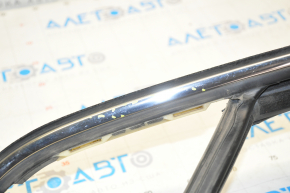 Upper door molding front left Jeep Cherokee KL 14 - chrome with glass seal, minor scratches, for polishing