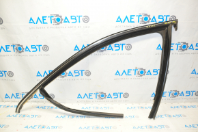 Upper door molding front left Jeep Cherokee KL 14 - chrome with glass seal, minor scratches, for polishing