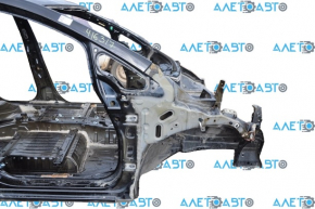 Front right quarter Nissan Leaf 13-17 black KH3 on the body, dented side member reinforcement