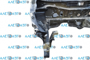 Front right quarter Nissan Leaf 13-17 black KH3 on the body, dented side member reinforcement