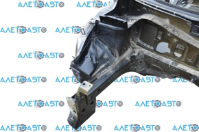 Front right quarter Nissan Leaf 13-17 black KH3 on the body, dented side member reinforcement