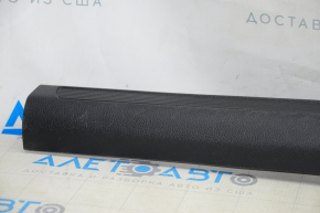 Door sill trim right VW Golf 15- 5d black, broken fastener, scratches