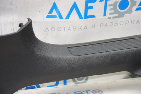 Door sill trim right VW Golf 15- 5d black, broken fastener, scratches