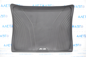 Trunk mat BMW X3 G01 18-21 rubber, black