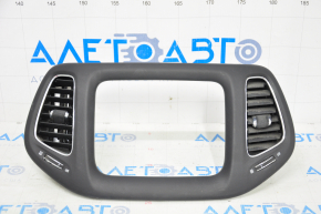 Air duct dashboard central Jeep Compass 17- black, for 8.4" inches