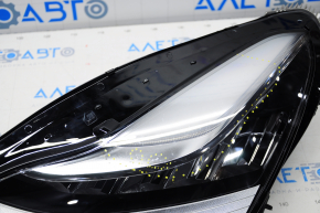 Headlight front left Tesla Model 3 18-20 LED with mount, for polishing