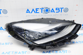 Headlight front right Tesla Model 3 18-20 LED with mount, for polishing