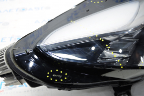Headlight front right Tesla Model 3 18-20 LED with mount, for polishing