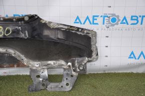 Rear panel Ford Focus mk3 11-18 4d complete 2 parts, black, dented