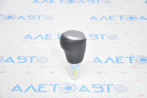 Gear knob Toyota Camry v50 12-14 usa rubber, gray insert, scratches on the lining