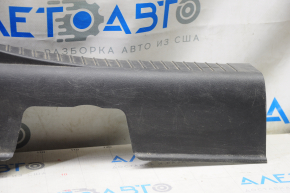 Left door sill plate for Jeep Compass 11-16, black, cracked, scratched