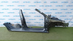 Front right quarter VW Jetta 19-24 graphite, with central pillar and rear sill