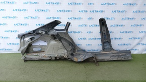 Quarter wing rear left VW Jetta 19-24 graphite, with central pillar