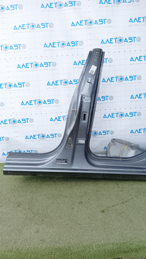 Quarter wing rear left VW Jetta 19-24 graphite, with central pillar