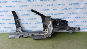 Front left quarter Lexus ES300h ES350 13- black, with central pillar, butt