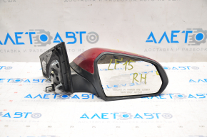 Right side mirror complete Hyundai Sonata 15-17 5 pins, red, mirror chip