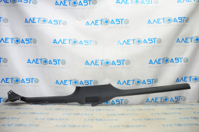 Door sill trim inner left VW Passat b8 16-19 USA black, no fragment, broken fastener, scratches