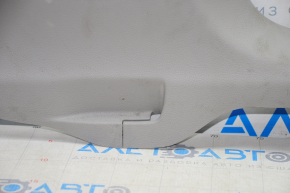 Door sill trim right VW Passat b7 12-15 USA gray, type 1 broken fastener, plastic turned white