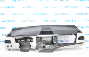 Dashboard front panel without AIRBAG Toyota Sienna 11-14 black with gray