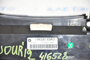 Climate control Dodge Journey 11 - under small display, broken fastener, missing button plug