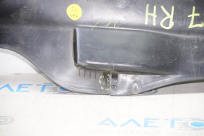 Door sill trim right VW Passat b7 12-15 USA black, broken fastening, scratches