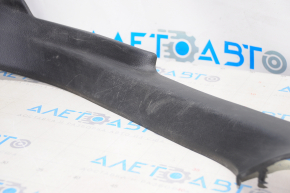 Door sill trim inner right VW Jetta 11-18 USA black, broken fastener, scratches