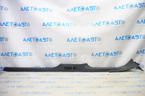 Door sill trim inner right VW Jetta 11-18 USA black, broken fastener, scratches