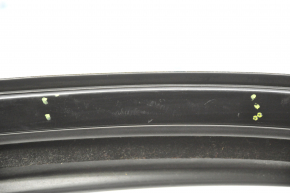 Upper front left door molding Jeep Compass 17- black with glass seal, scratches
