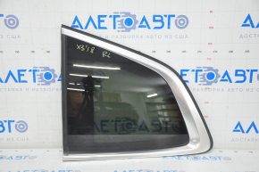 Rear left blind glass window BMW X3 G01 18-21 chrome, tinted