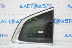 Rear right blind glass window BMW X3 G01 18-21 chrome, tinted