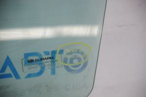 Front left door glass Subaru b9 Tribeca Carlex