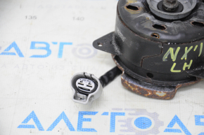 Cooling fan motor left Lexus NX200t NX300 15-21 rusty, humming