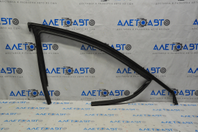 Upper front left door molding Dodge Dart 13-16 black with glass seal, scratches
