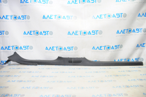 Door sill trim inner left VW Jetta 11-18 USA black, broken crepe, scratches