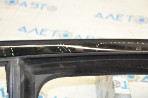 Glass seal with upper molding rear left Chrysler 200 15-17 black gloss, scratches