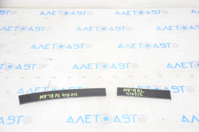 Roof trim left Lexus NX200t NX300 NX300h 15-21 under roof rails, two parts, broken mount